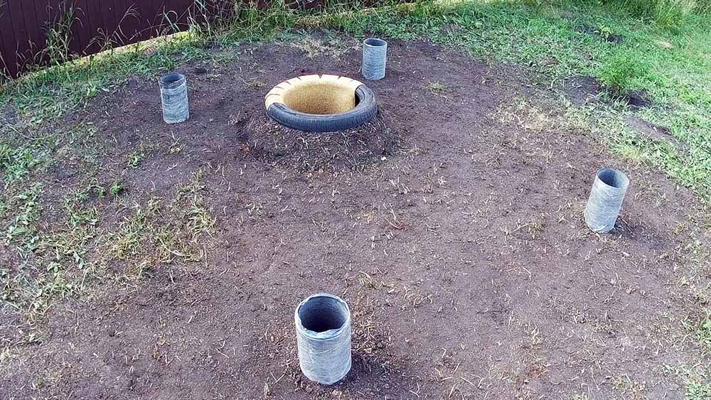 Фундамент из рубероида