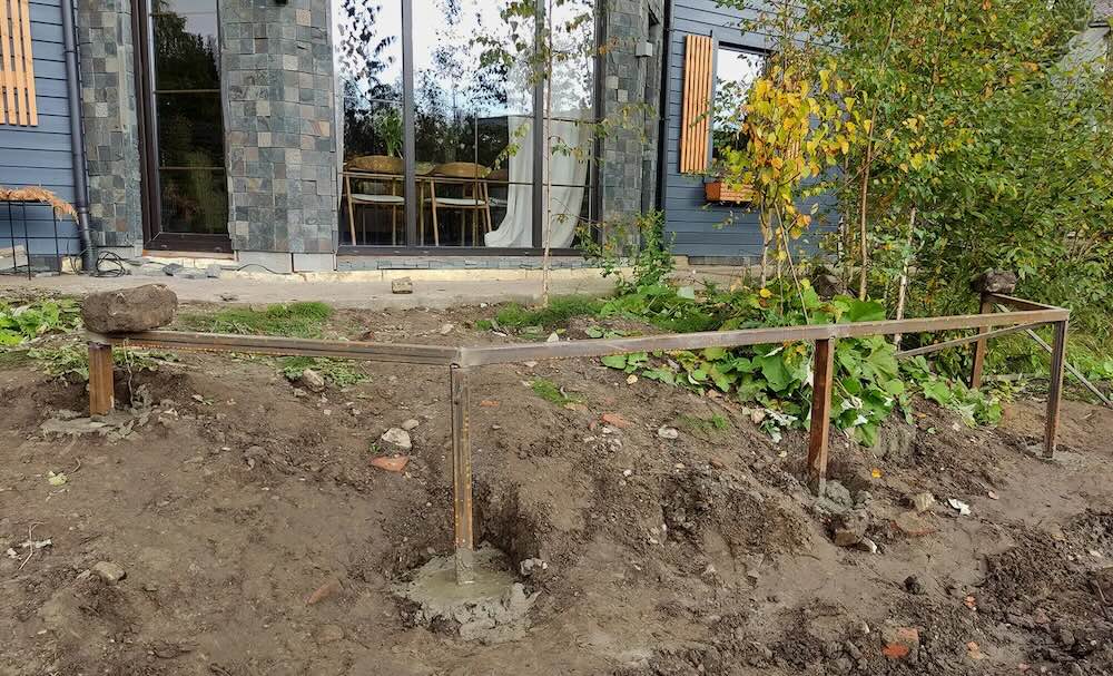 Фундамент на опорах