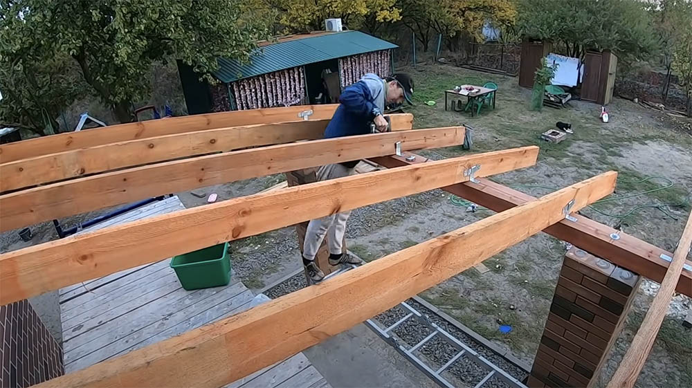 Терраса и стропила